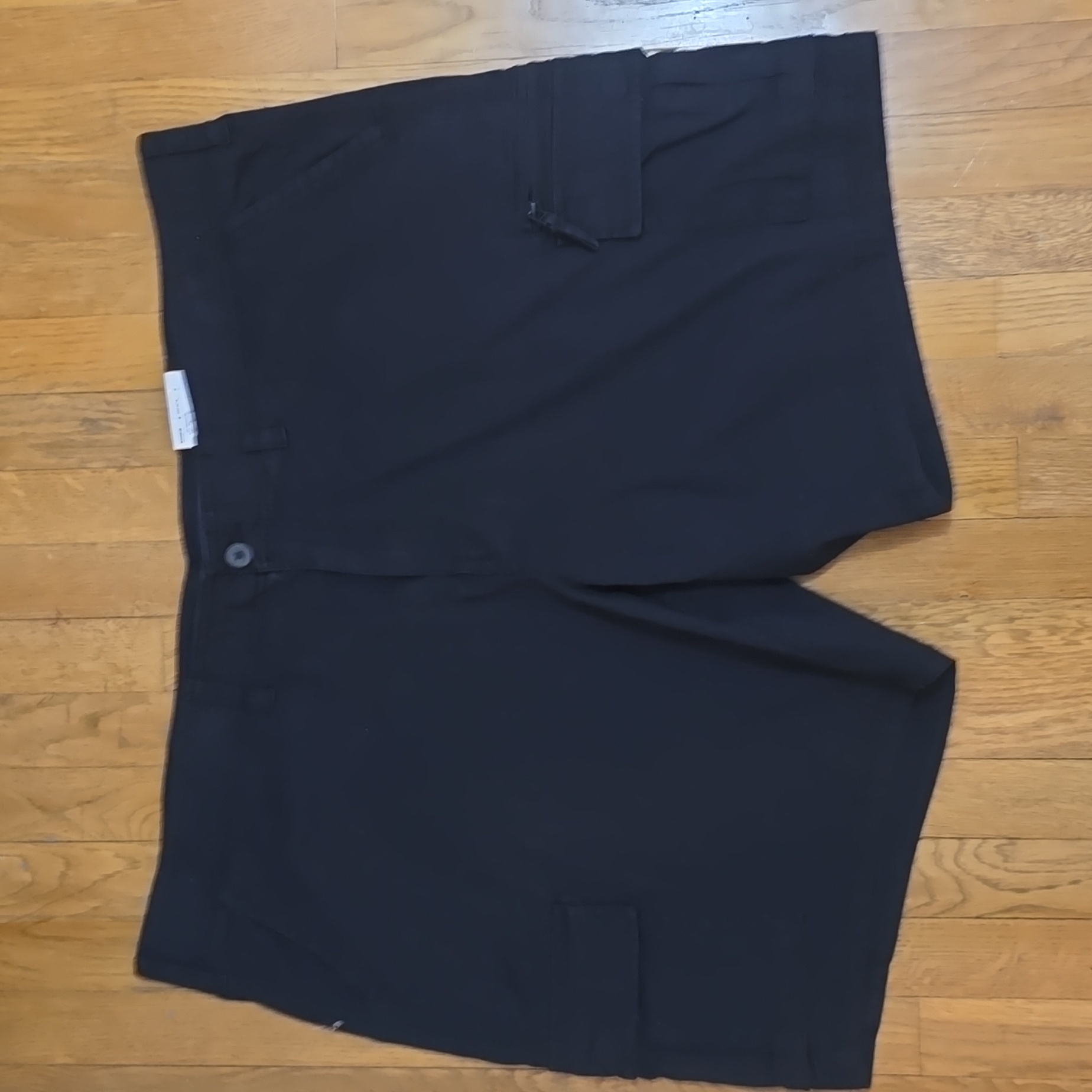 Somoma Brand Mens Big And Tall Black Cargo Shorts Size 52